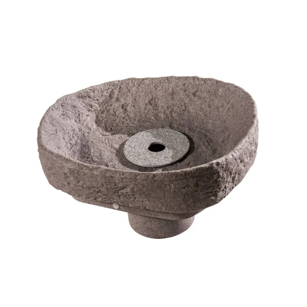 GreenLife Springbrunnenset für Regenspeicher ''Hinkelstein'', granitrot