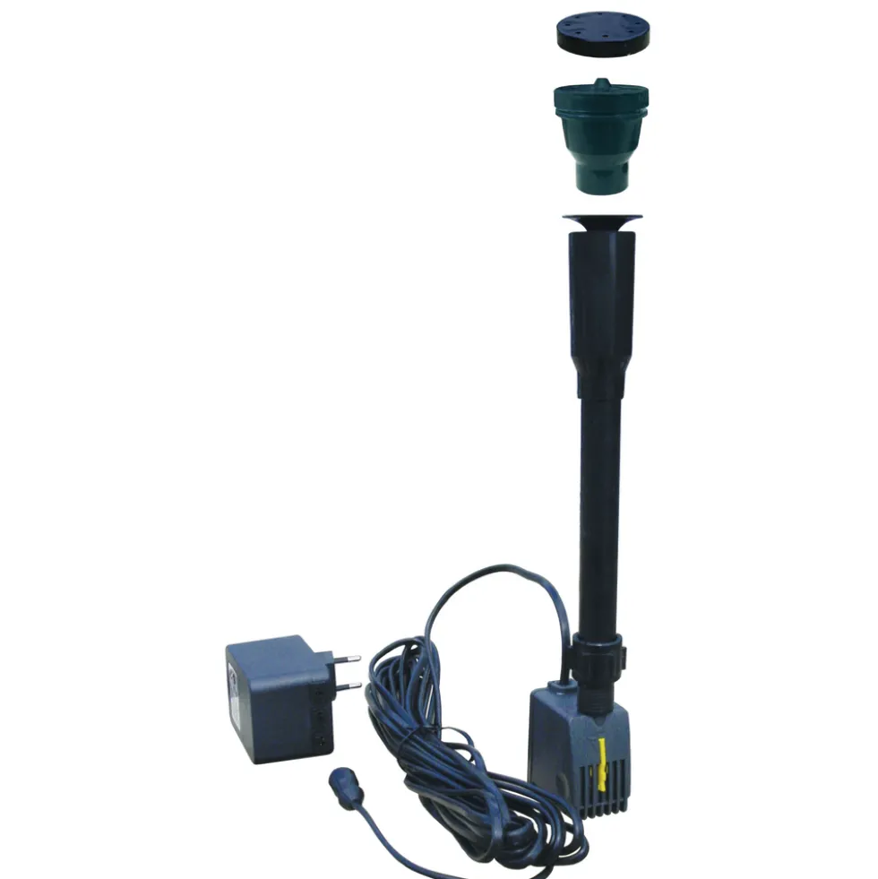 GreenLife Springbrunnenset für Regenspeicher ''Hinkelstein'', granitgrau