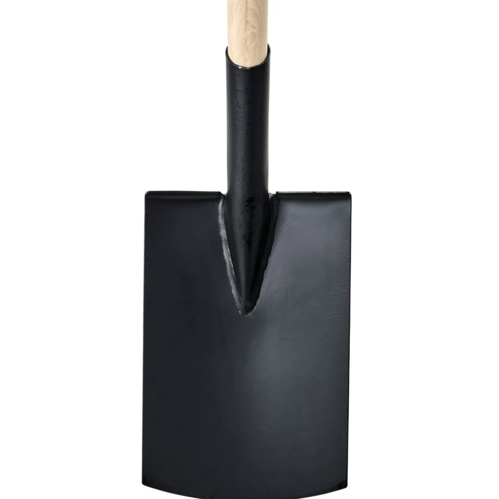 Gärtnerspaten mit Holzstiel