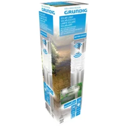 Grundig Solar-LED Leuchte 7,5 x 44,5 cm Bewegungsmelder