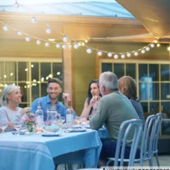 Grundig Solar Lichterkette 15m 100 LEDs warmweiß