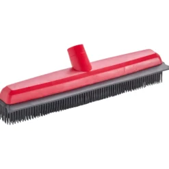 Gummibesen 34 cm mit Wasserschiebekante in schwarz/rot