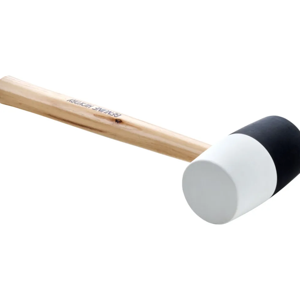 Gummihammer 840 g schwarz/weißer Kopf