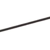 Gummiseil schwarz Ø 4 mm mit Polyester umflochten, Meterware