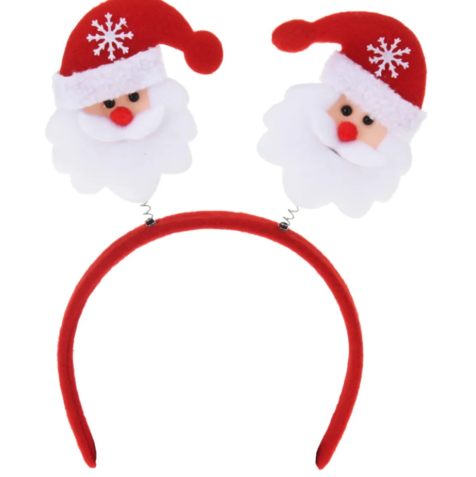 Haarreif aus Filz mit Weihnachtsmotiv