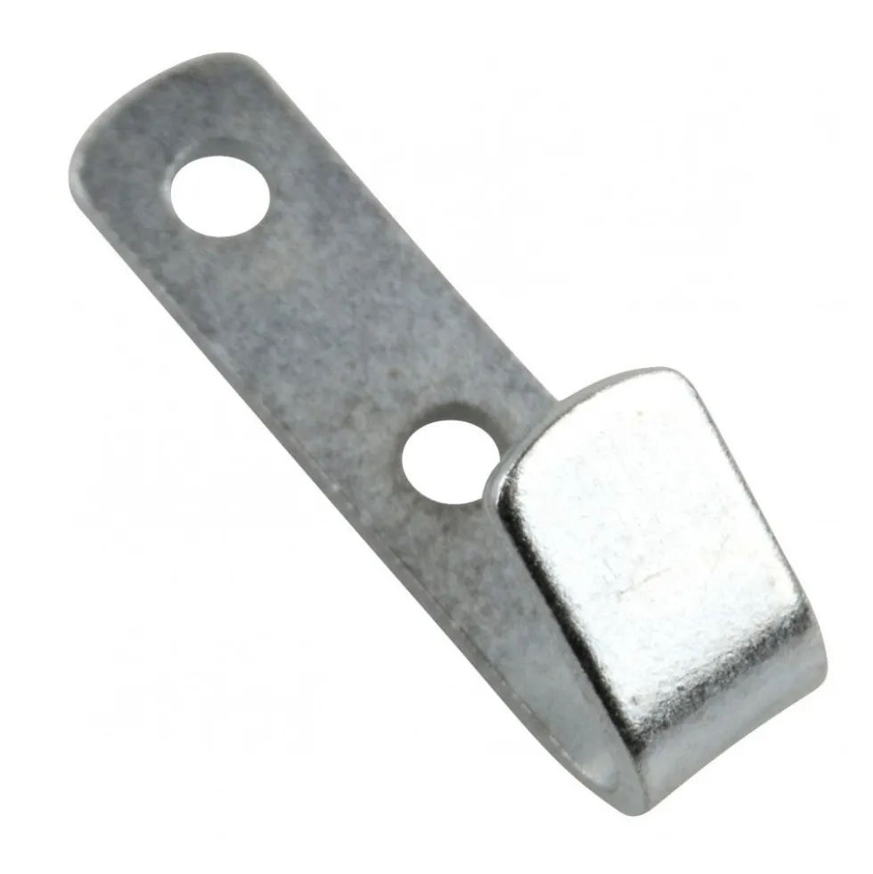 Haken Flachhaken 53x13mm Stahl verzinkt Planenhaken Expanderseil Netzhaken
