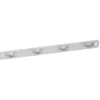 Hakenleiste aus Aluminium mit 4 Haken