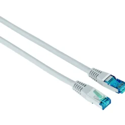 hama® CAT-6 Netzwerkkabel 5 m, geschirmt in Grau