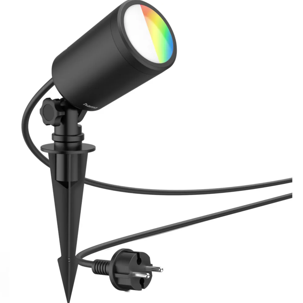 hama® WLAN LED Gartenleuchte Erdspieß mehrfarbig