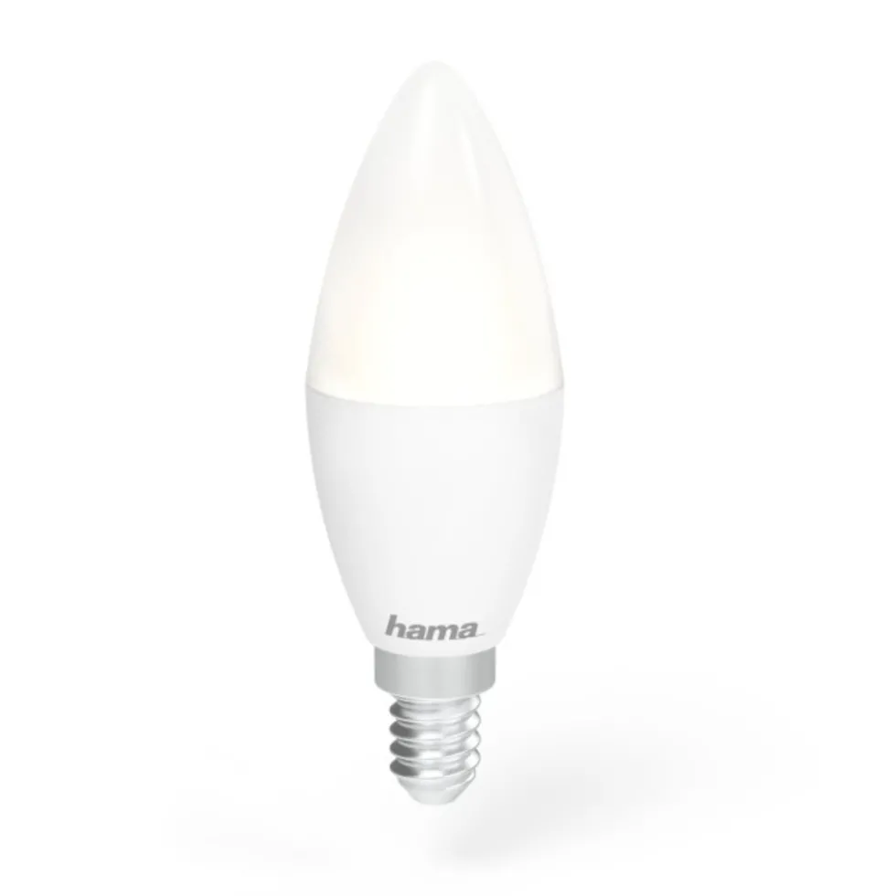 hama® WLAN-LED-Lampe in Kerzenform warmweiß 5,5 W mit E14-Sockel