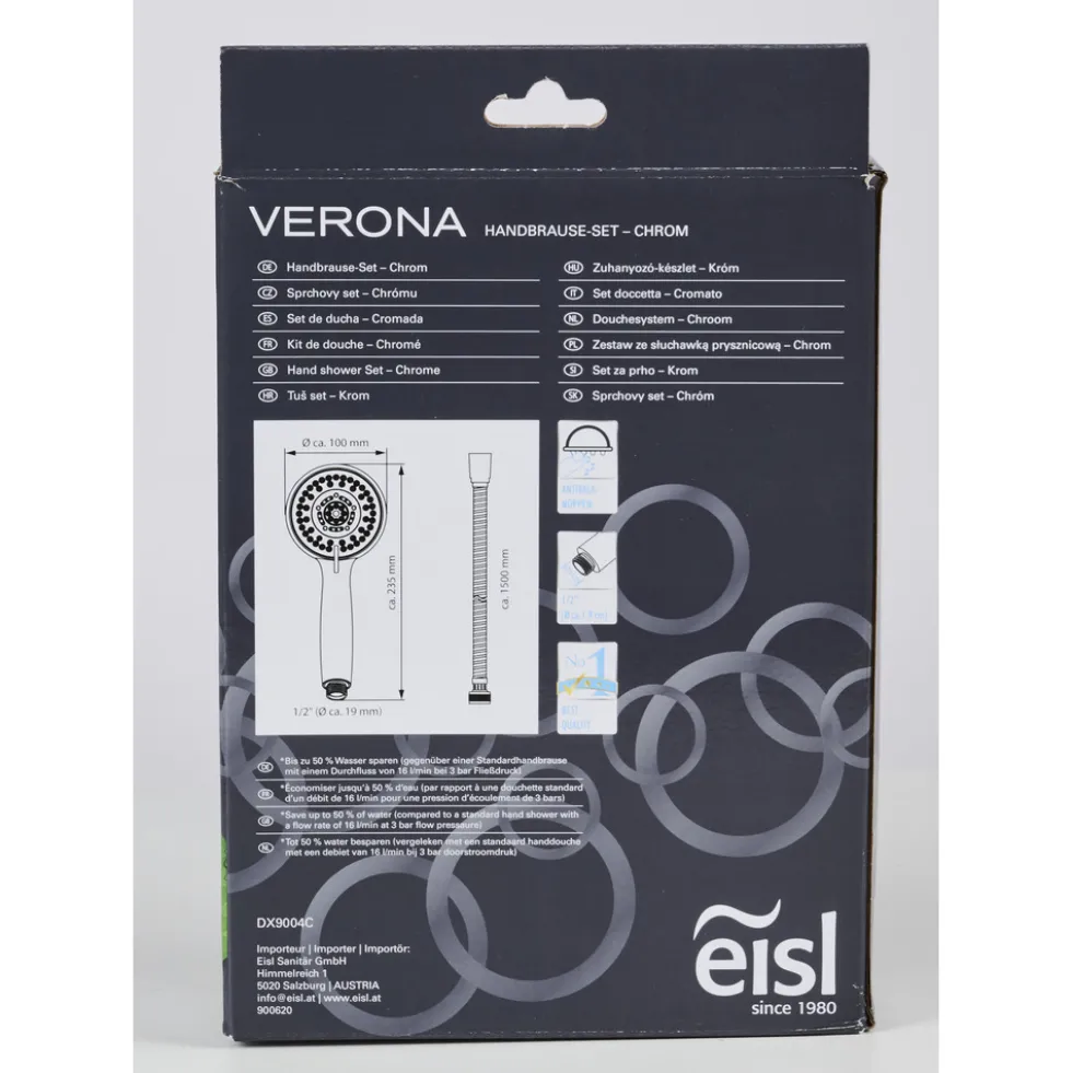 Handbrause-Set Verona mit 5 Funktionen