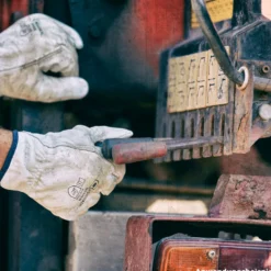 Handschuhe Driver Größe 10, XL aus Rindsvollleder in Hellgrau