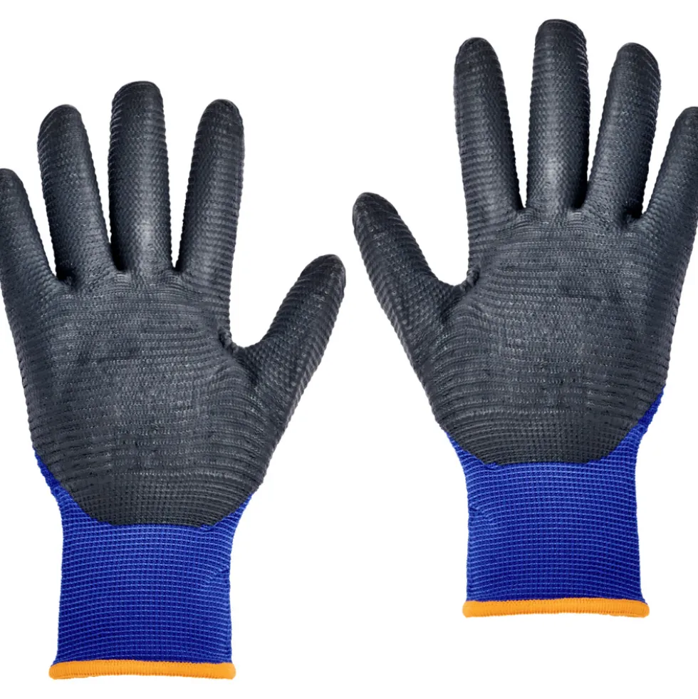 Handschuhe Super Grip Größe 9 aus Nylon mit Nitril-Beschichtung