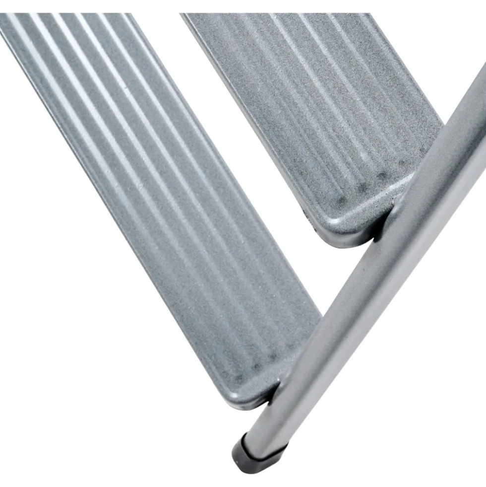 Haushaltsleiter 4-stufig aus Stahl mit Haltebügel