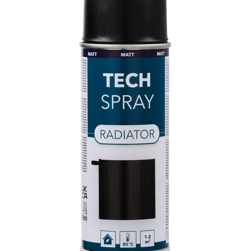 Heizkörperlack Tech Spray schwarz 400 ml