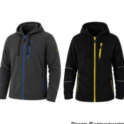 Herren-Arbeits-Fleecejacke mit Kapuze, sortiert