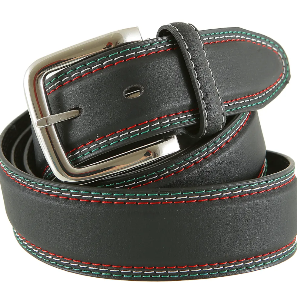 Herren Ledergürtel Länge 115-135 cm mit 3,7 cm Breite