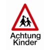 Hinweisschild Achtung Kinder 194 x 260 mm, selbstklebend