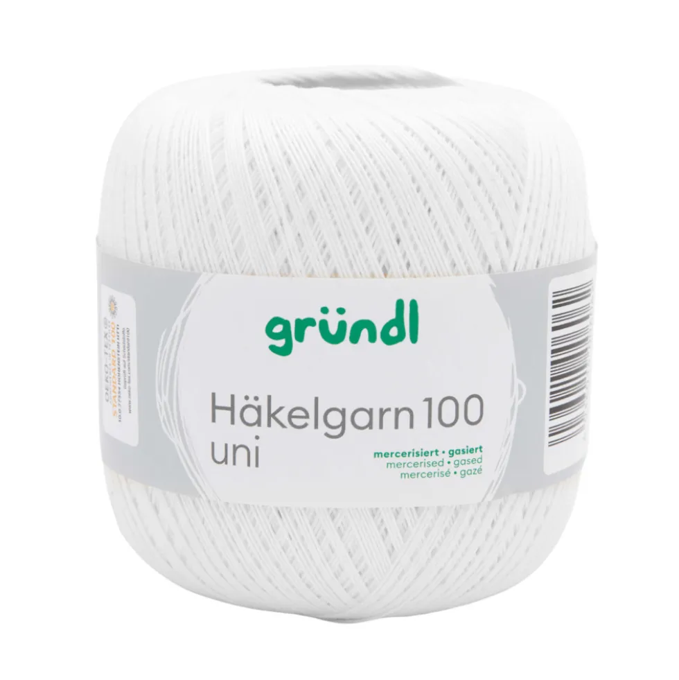 Häkelgarn 100 g weiß