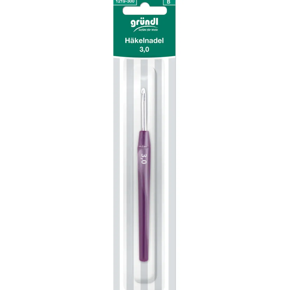 Häkelnadel mit Griff 3 mm