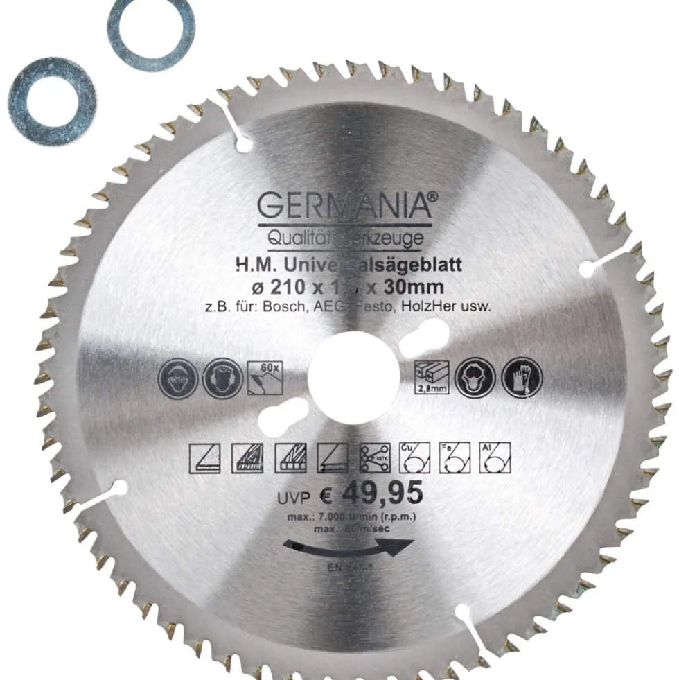 HM Multi Sägeblatt 210x30 mm 60 Zähne universal