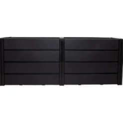 Hochbeet Demeter XL, schmal 392 Liter aus Kunststoff in Anthrazit