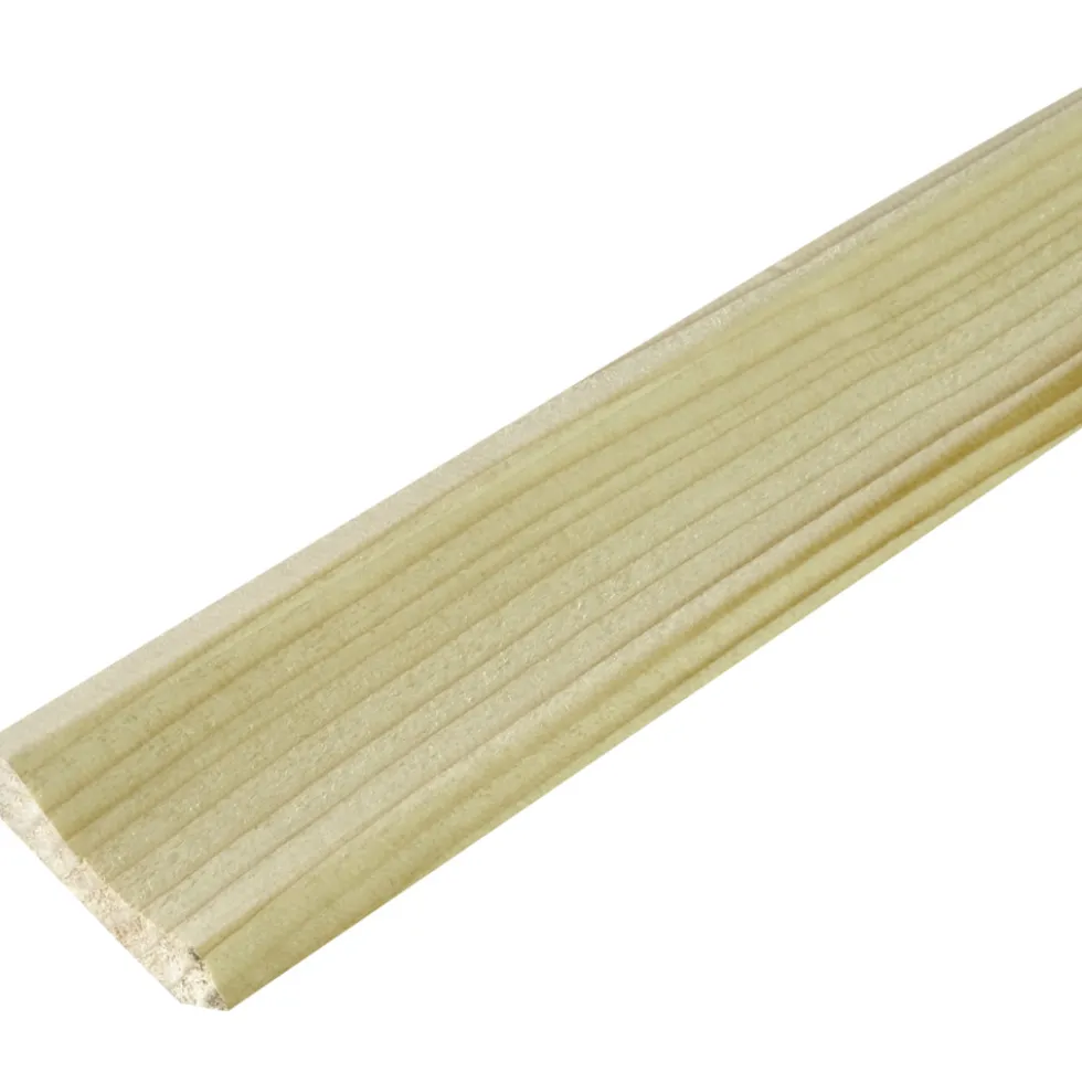 Hohlkehlleiste Kiefer 240x14x14mm