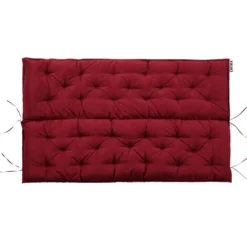 Hollywoodauflage 3 Sitzer 160x5x50 cm, in Burgund