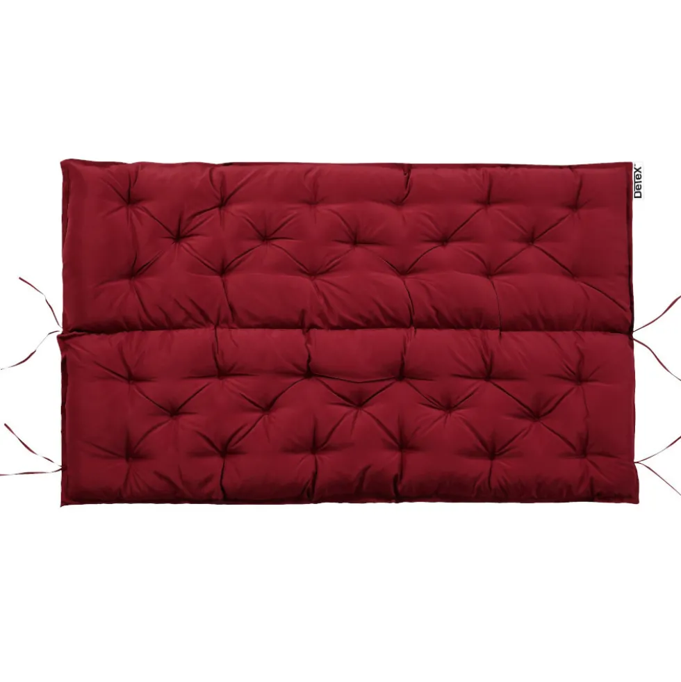 Hollywoodauflage 3 Sitzer 160x5x50 cm, in Burgund