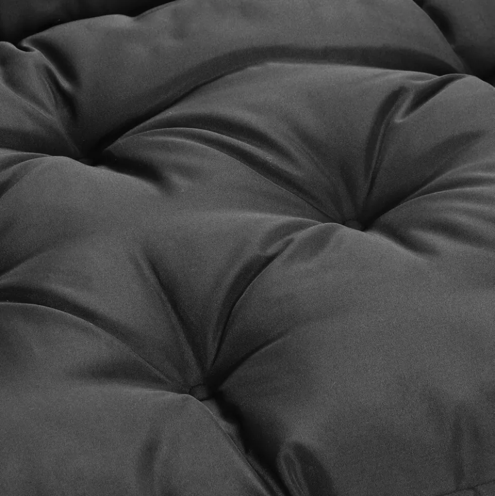 Hollywoodauflage 3 Sitzer 160x5x50 cm, in Anthrazit