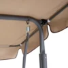 Hollywoodschaukel 3-Sitzer Florida 170 x 110 x 153 cm creme