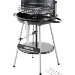 Holzkohlegrill mit Hebelhöhenverstellung Ø 46,5 cm Grillrost