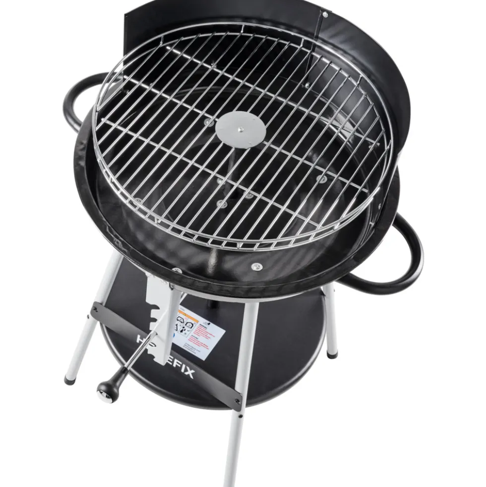 Holzkohlegrill mit Hebelhöhenverstellung Ø 46,5 cm Grillrost