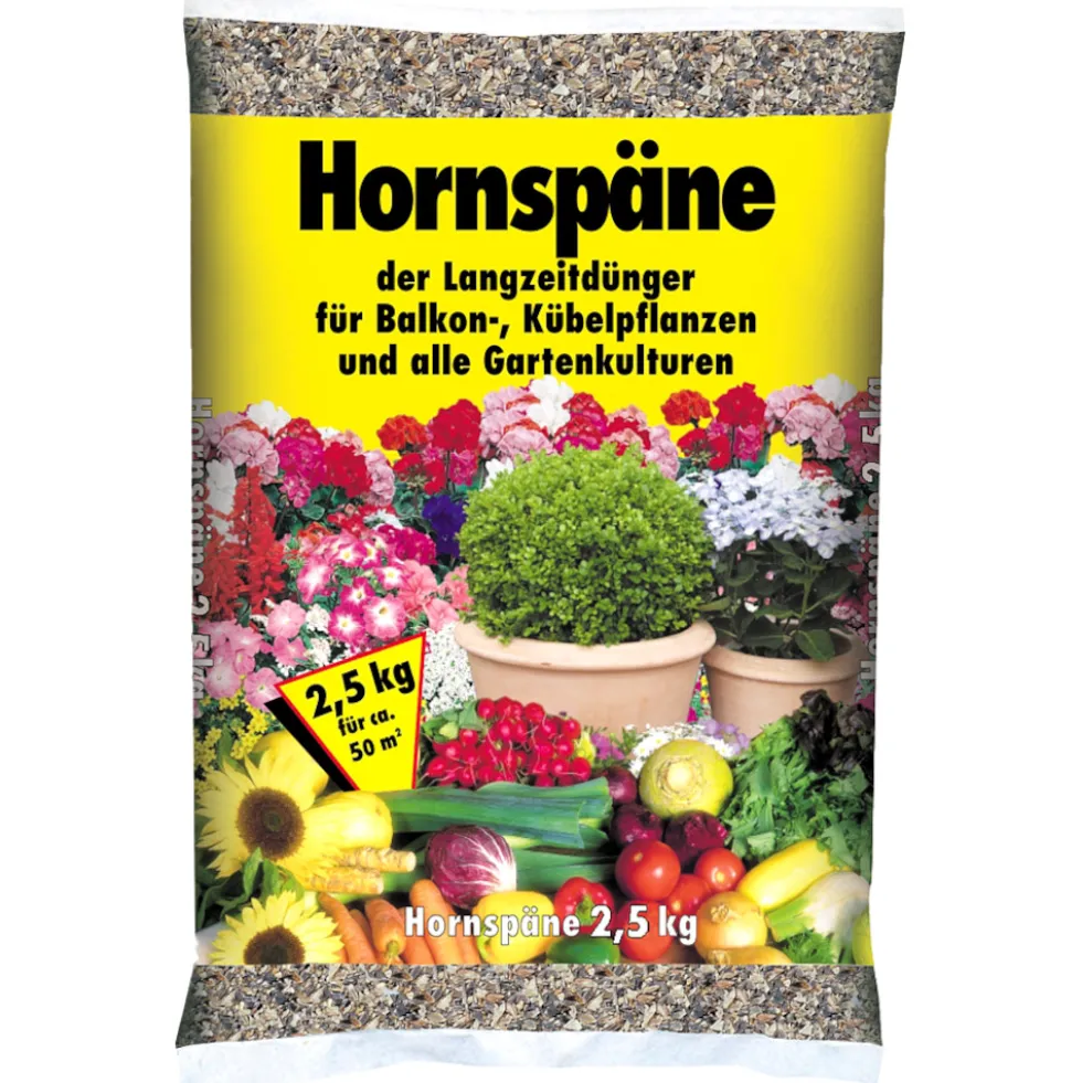 Hornspäne 2,5 kg für ca. 50 m²