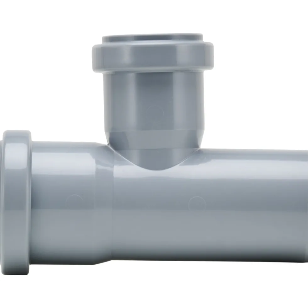 HT-Einfach-Abzweig DN 50/40 87° Polypropylen, mit Steckmuffe
