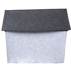 Hundehütte aus Filz in Anthrazit B-Ware