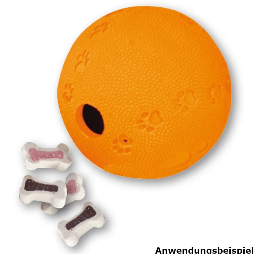 Hundespielzeug Naturgummiball farblich sortiert CleverDog Ø 7 cm