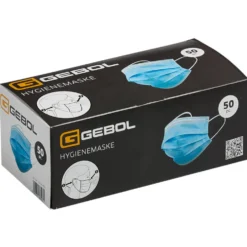 Hygiene Maske Blau, hypoallergen