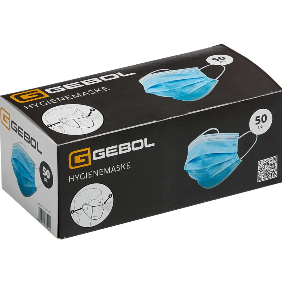 Hygiene Maske Blau, hypoallergen