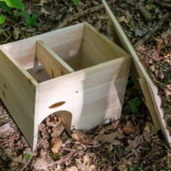 Igelhaus Holz34 x 28 x 25 cm