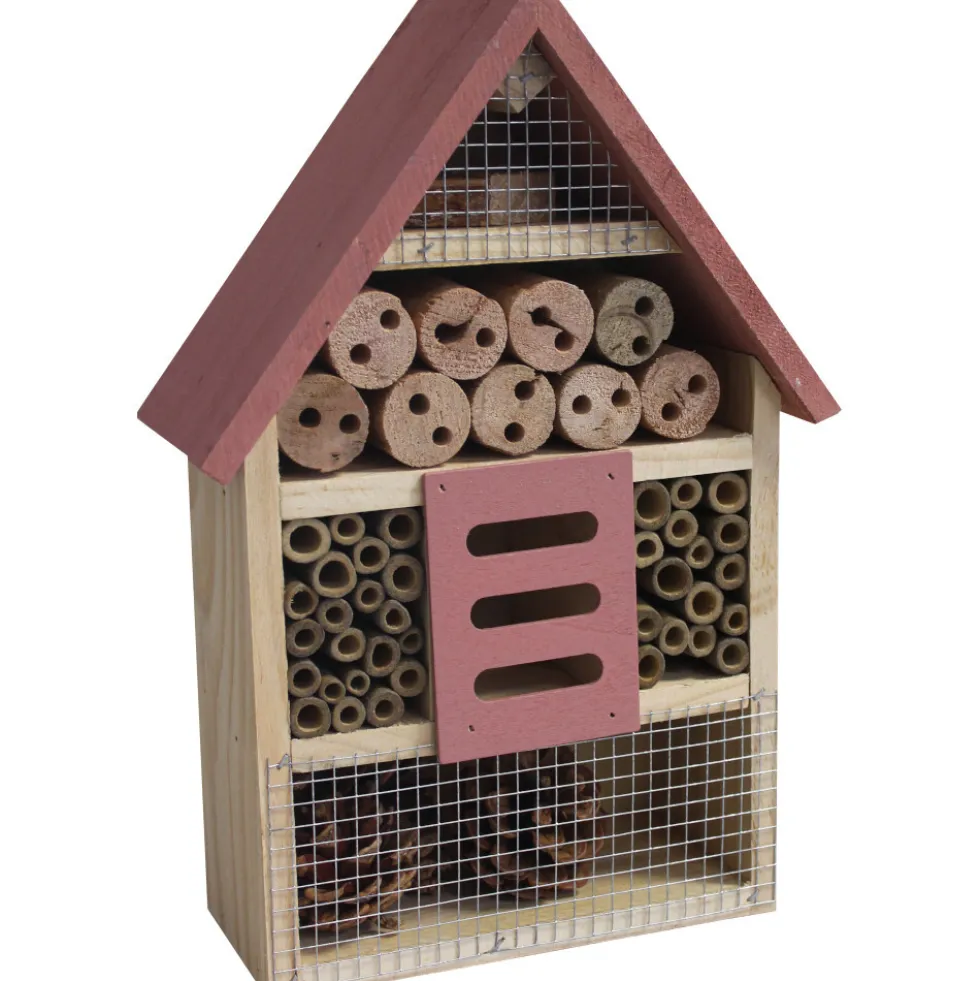Insektenhotel in verschiedenen Farben 20 x 9 x 30 cm