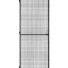 Insektenschutz-Tür Action 100 x 210 cm anthrazit mit Fiberglasgewebe