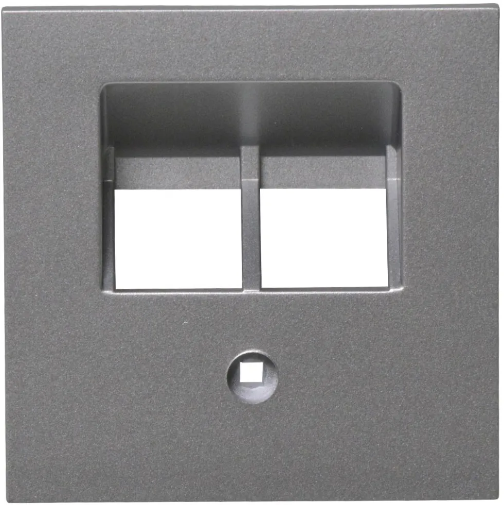 ISDN-Abdeckung Arcada Chrom Kunststoff Abdeckung