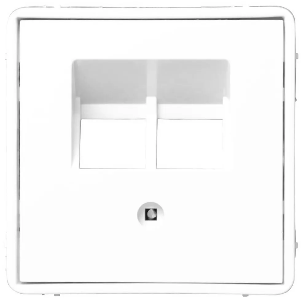 ISDN-Abdeckung EverLuxe weiss Kunststoff Abdeckung