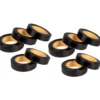 Isolierband 15 mm x 10 m, 10 Stück, schwarz