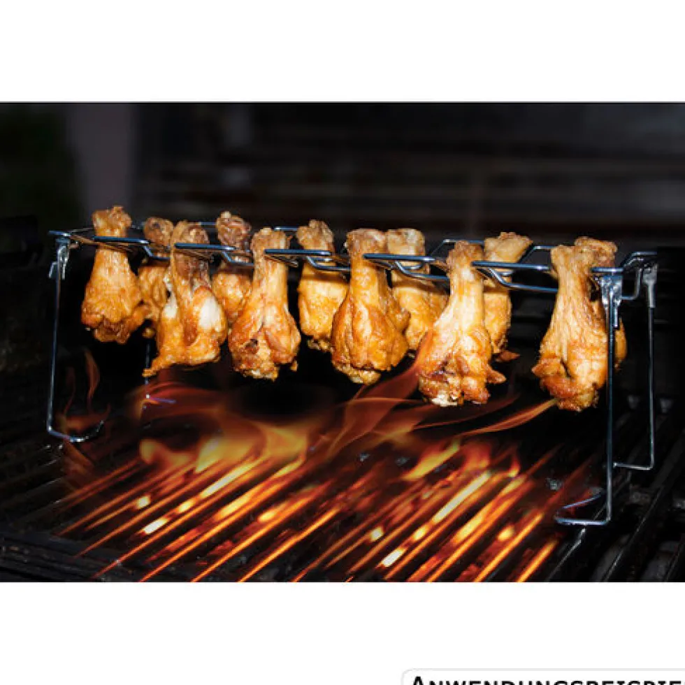 JIM BEAM Chickenwing-Grillgestell, 2-teilig