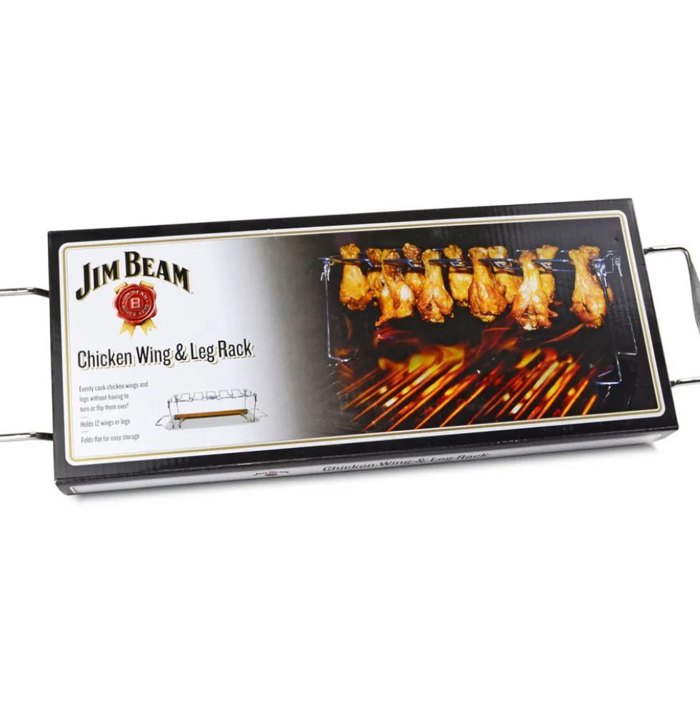 JIM BEAM Chickenwing-Grillgestell, 2-teilig