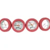 JIM BEAM Mini-Thermometer, 4er-Set