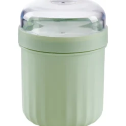 Joghurtbecher ca. 760 ml mit Gabel in Grün