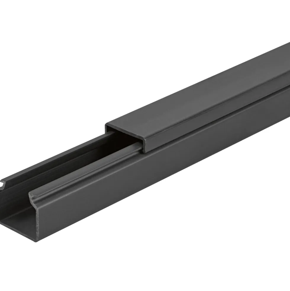 Kabelkanal 30 mm x 30 mm x 2 m anthrazit